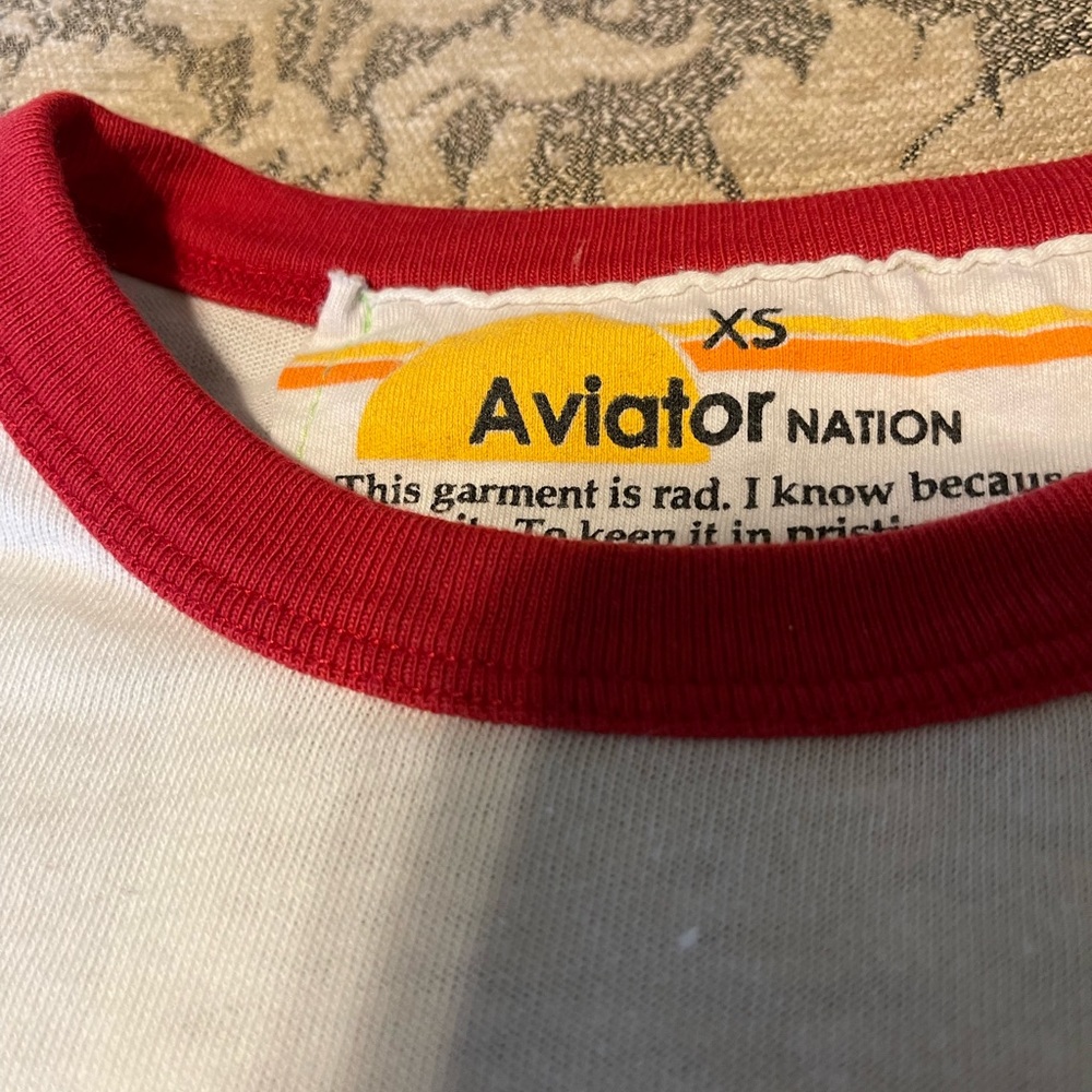 Aviator Nation Ringer Crop Top - Picture 5 of 5